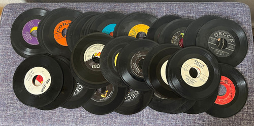 Rpm vinyl records lot - rpm,
